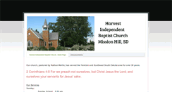 Desktop Screenshot of harvestindbaptist.org